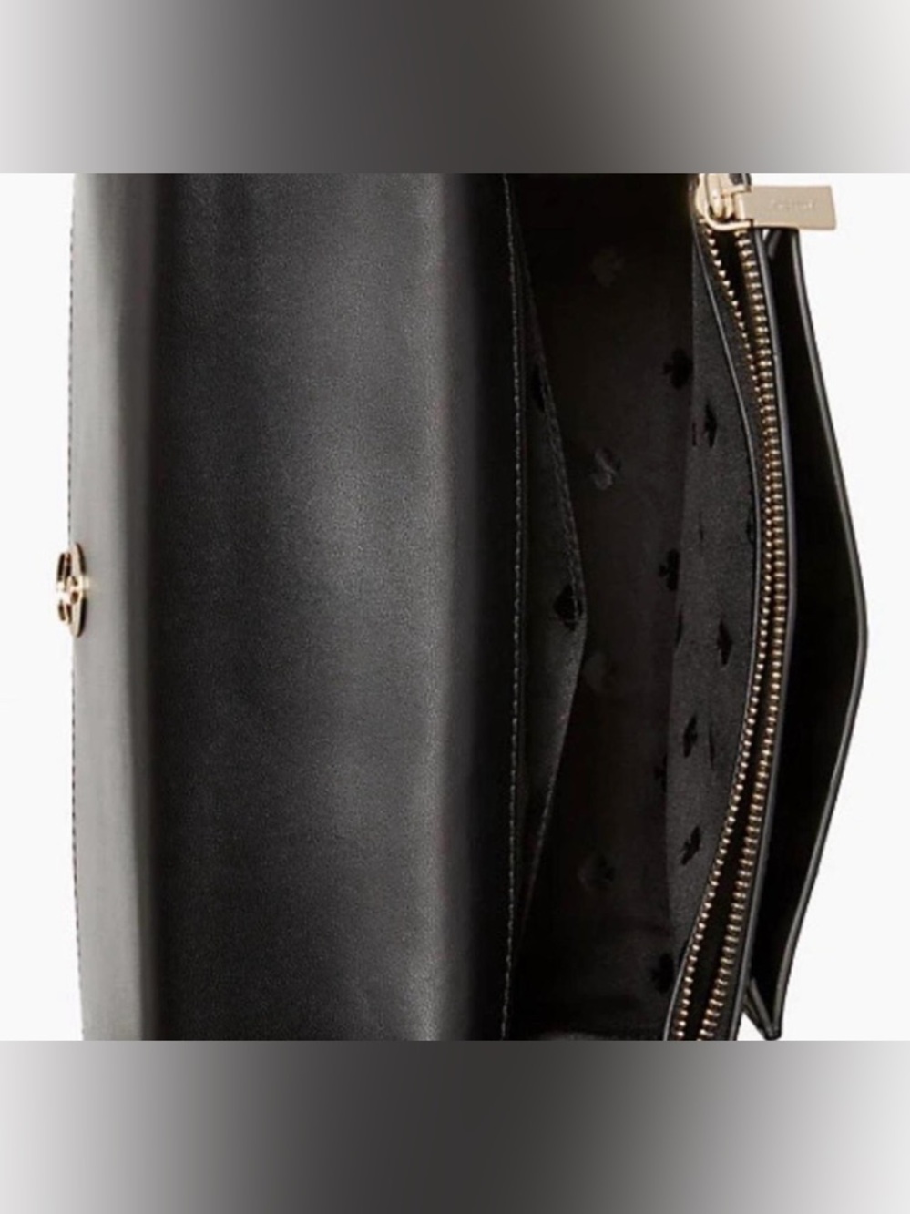 Kate Spade New York Black & White Floral Crossbody Bag - Picture 4 of 12